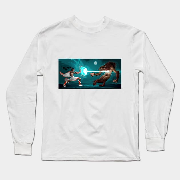 Fighting scene Long Sleeve T-Shirt by ddraw